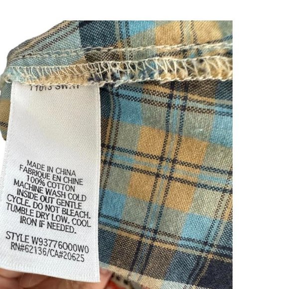 GUESS JEANS Western Revival Shirt Dress Pearlized Snap Button Down Missing Belt - Picture 5 of 6